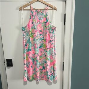 Lilly Pulitzer Margot Hot On The Scene Pima Cotton Jersey Swing Tank Dress